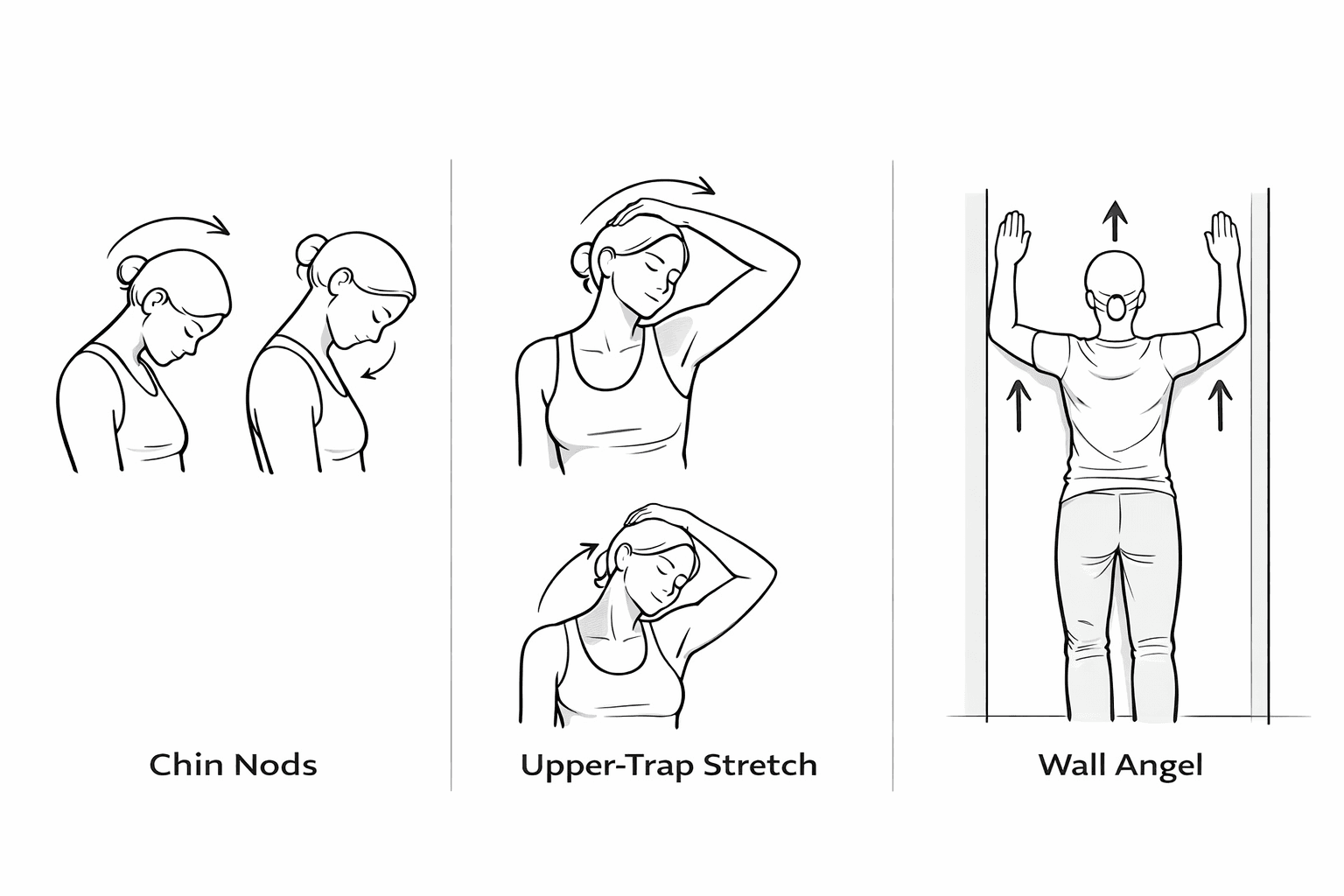 Neck and Upper Back Stretches